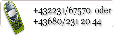 +432231/67570  oder +43680/231 20 44